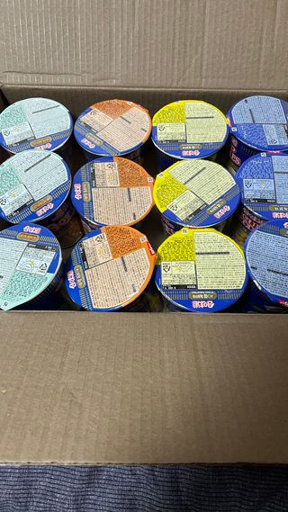NISSIN 닛신 컵누들  4종 - 씨푸드오리지날, 씨푸드 스파이시, 씨푸드 커리, 씨푸드 XO소스 — 5점을 준 리뷰어가 2023년 1월 올린 사용 사진