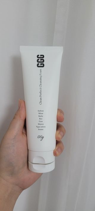지지지 클린 퍼펙트 클렌징폼 120g — 5점을 준 리뷰어가 2022년 3월 올린 사용 사진