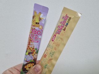 다나음 180도 칼슘젤리+아연면역젤리 — 5점을 준 리뷰어가 2022년 1월 올린 사용 사진