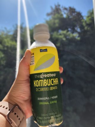 더그레잇티 콤부차 300ml *12개입 (오리지널 6개+베리리치 6개) — 5점을 준 리뷰어가 2022년 7월 올린 사용 사진