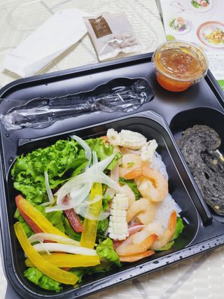 참살이도시락 작심삼일 샐러드도시락 3개 맛보기 새벽배송 또는 택배배송 — 5점을 준 리뷰어가 2021년 7월 올린 사용 사진