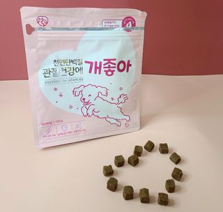 My Pet Care 천연단백질 관절건강에 개좋아 — 5점을 준 리뷰어가 2021년 3월 올린 사용 사진