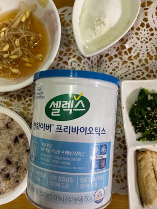 셀렉스 썬화이버 프리바이오틱스 — 5점을 준 리뷰어가 2021년 12월 올린 사용 사진