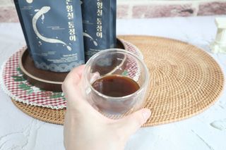 [비린내 완벽제거] 본황칠 통장어 국내산 장어즙 아르기닌 2800mg 장어즙효능 기력보강 — 5점을 준 리뷰어가 2022년 7월 올린 사용 사진