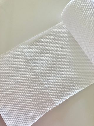 부직포나라 중금속유해물질ZERO 뜯어쓰는 주방 일회용수세미 60매 2매 — 5점을 준 리뷰어가 2022년 9월 올린 사용 사진