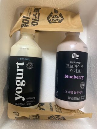 숲골 임실치즈마을 프로바이오 요거트 900ml — 5점을 준 리뷰어가 2021년 8월 올린 사용 사진