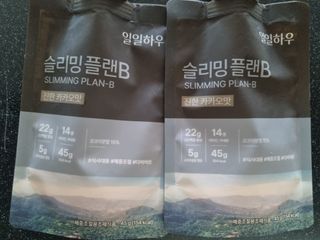 일일하우 슬리밍 플랜B 고소한 귀리맛, 진한 카카오맛 (체중조절식) — 5점을 준 리뷰어가 2023년 8월 올린 사용 사진