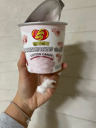젤리벨리 솜사탕 2종-딸기치즈케이크, 바닐라 — 5점을 준 리뷰어가 2021년 12월 올린 사용 사진