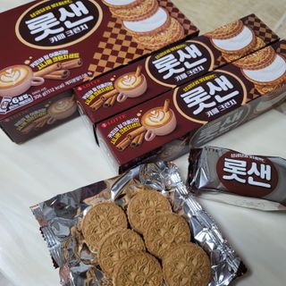 롯데제과 롯샌 카페크런치 — 5점을 준 리뷰어가 2021년 10월 올린 사용 사진
