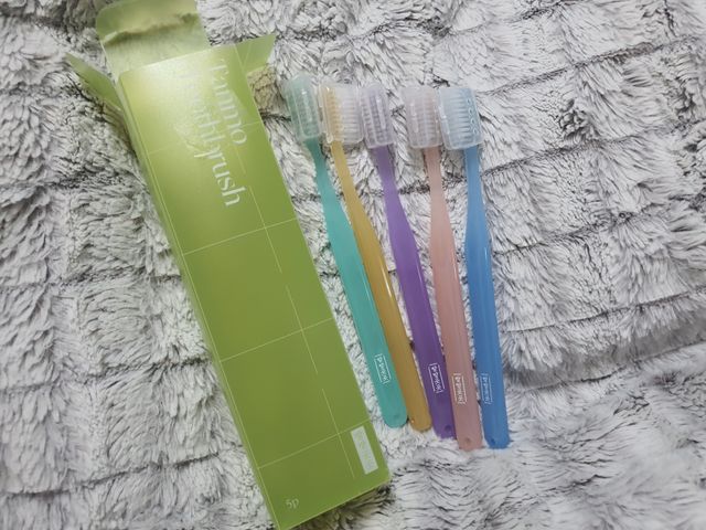 방방곳곳 탄모칫솔 5p 리뷰 사진
