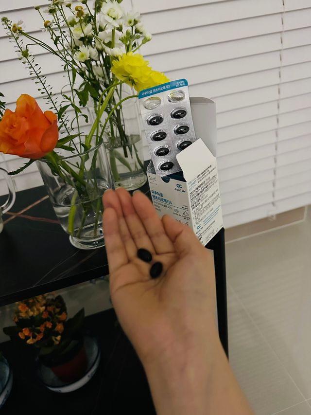 아쿠아셀 엔초비오메가3 60캡슐 리뷰 사진