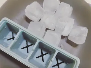 니디즈 포트아이스 2단 밀폐 실리콘 얼음틀 — 5점을 준 리뷰어가 2023년 1월 올린 사용 사진