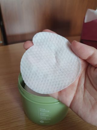 [후르디아] 약산성  모공 필링 패드(70매) — 5점을 준 리뷰어가 2021년 7월 올린 사용 사진