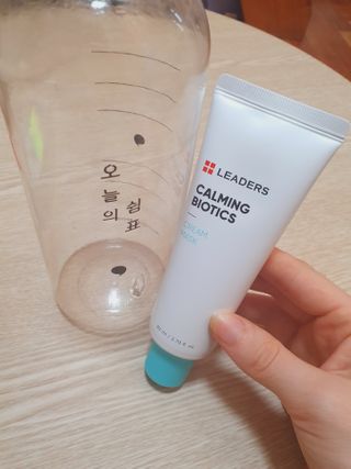 리더스코스메틱 리더스 카밍 바이오틱스 크림 마스크 — 5점을 준 리뷰어가 2021년 2월 올린 사용 사진