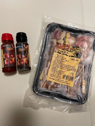 [다물꼬치] 모듬꼬치 10개 +데리야끼소스120g+매운고추소스120g — 5점을 준 리뷰어가 2021년 11월 올린 사용 사진