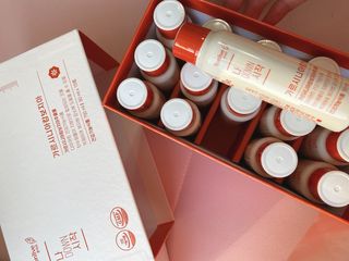 12월 15일 출시, 건강기능식품 브랜드 본리브 나 다운 시작 제품 3종 — 5점을 준 리뷰어가 2021년 2월 올린 사용 사진