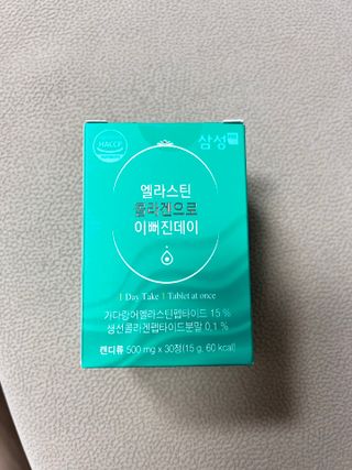 체인미 엘라스틴 콜라겐으로 이뻐진데이 500mg x 30정 — 4점을 준 리뷰어가 2021년 12월 올린 사용 사진