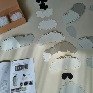 [폴리곤즈] 허들린 패밀리 DIY 블록 세트 (허들린 펭귄 블록+미니허들린 펭귄 블록) — 5점을 준 리뷰어가 2022년 4월 올린 사용 사진