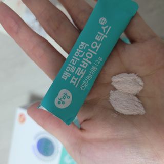 앙팡 패밀리면역 프로바이오틱스 2g x 100포 — 5점을 준 리뷰어가 2022년 10월 올린 사용 사진