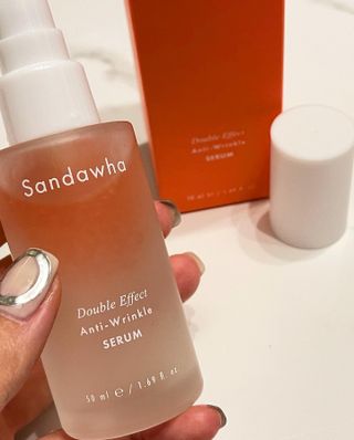 산다화 더블 이펙트 안티 링클 세럼 50ml — 4.5점을 준 리뷰어가 2022년 10월 올린 사용 사진