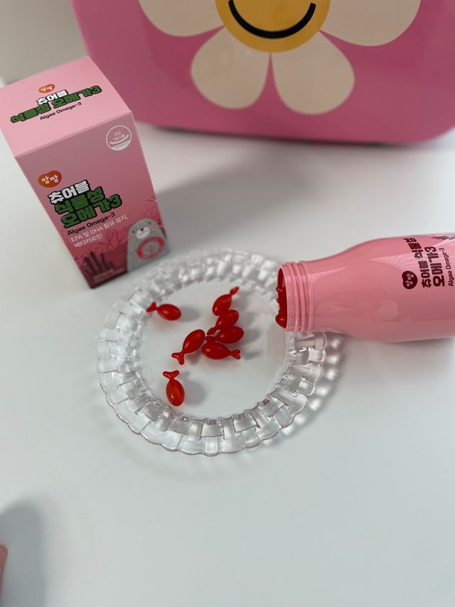 앙팡 츄어블 식물성 오메가3 1000mg x 80캡슐 리뷰 사진