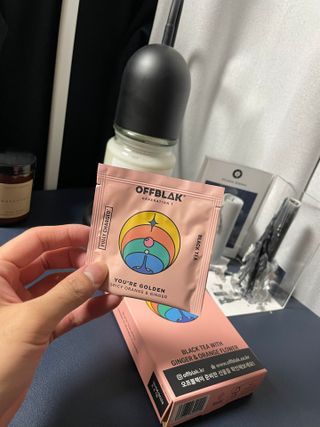 [오프블랙] 아침을 상큼하게 시작하는 에너지티! 유아골든 블렌딩홍차 12T — 5점을 준 리뷰어가 2021년 11월 올린 사용 사진
