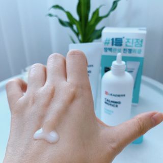 리더스코스메틱 리더스 카밍 바이오틱스 #1등 진정 기획세트 [에센스 워터150ml + 크림 마스크80ml] — 5점을 준 리뷰어가 2022년 9월 올린 사용 사진