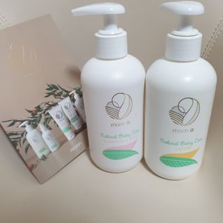 mom e 맘이 내추럴 베이비 케어 샴푸앤바스+로션 — 5점을 준 리뷰어가 2021년 1월 올린 사용 사진