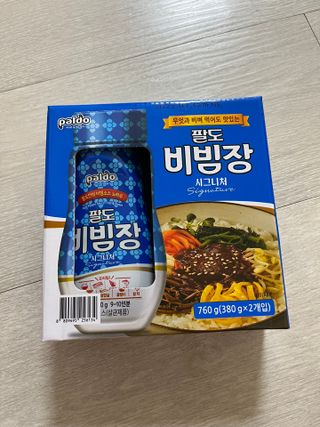팔도비빔장 시그니처 380g 2개 — 5점을 준 리뷰어가 2022년 2월 올린 사용 사진
