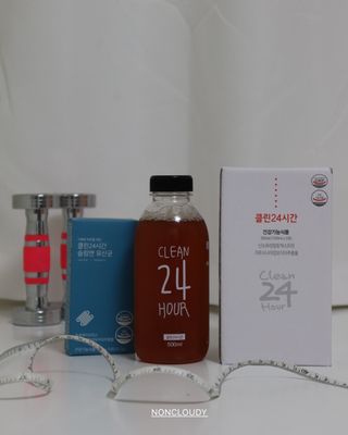 클린24시간 1BOX(5포) + 전용보틀(500ml) — 5점을 준 리뷰어가 2023년 6월 올린 사용 사진