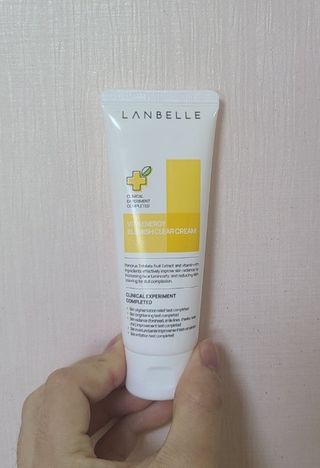 랑벨 비타 에너지 잡티 크림 75ml (피부 속 기미완화크림) — 4.5점을 준 리뷰어가 2022년 5월 올린 사용 사진