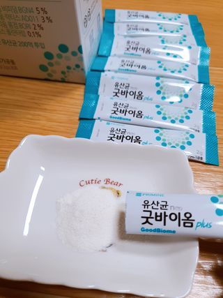 프리마인 유산균 국가지정연구소 선정, 살아있는 생유산균 200억 마리의 힘. 유산균n굿바이옴플러스 — 5점을 준 리뷰어가 2021년 12월 올린 사용 사진