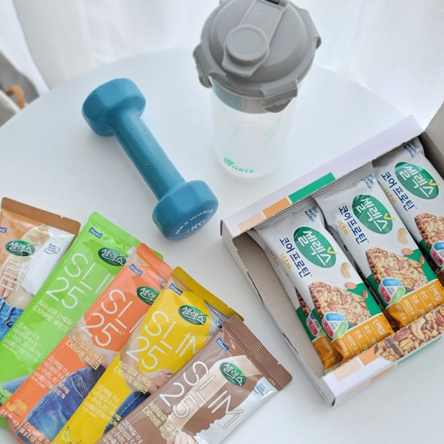 셀렉스 코어 프로틴 너츠바 50g 6개입 + Slim 25 스타터키트 리뷰 사진