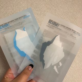 에이스노 레스큐 부스트 하이드레이션 시트마스크 — 5점을 준 리뷰어가 2021년 9월 올린 사용 사진