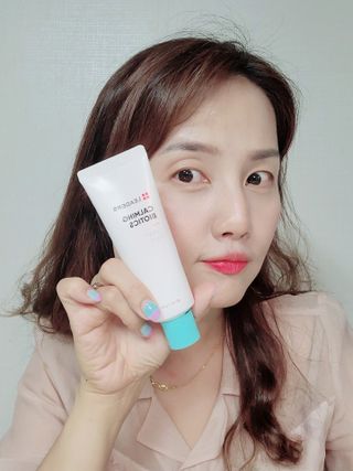 리더스코스메틱 리더스 카밍 바이오틱스 크림 마스크 — 4점을 준 리뷰어가 2021년 8월 올린 사용 사진