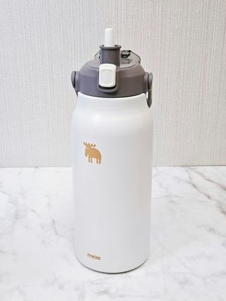 모즈스웨덴 MOZ 스웨덴 316 스텐 대용량 원터치 손잡이 보냉보온병 — 5점을 준 리뷰어가 2023년 8월 올린 사용 사진