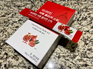 이너미인 석류 콜라겐 스틱 — 5점을 준 리뷰어가 2021년 1월 올린 사용 사진