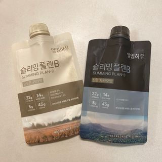 일일하우 슬리밍 플랜B 고소한 귀리맛, 진한 카카오맛 (체중조절식) — 5점을 준 리뷰어가 2023년 8월 올린 사용 사진