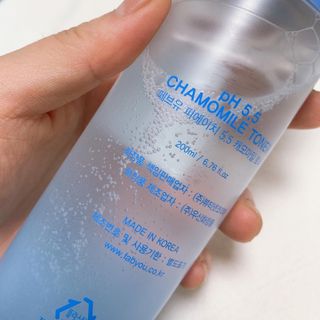 페브유 / FABYOU 페브유 pH5.5 캐모마일 젤 클렌징 폼 + 클렌징 오일 + 토너 3종 세트 — 4점을 준 리뷰어가 2021년 7월 올린 사용 사진