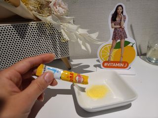 [광동제약] 비타500데일리스틱 제니 에디션60포&굿즈3종 — 5점을 준 리뷰어가 2021년 11월 올린 사용 사진