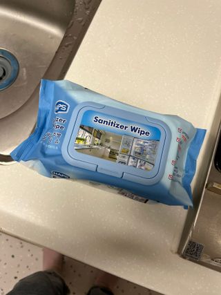 햅스 세균없는 주방 대형 2팩, HAPS sanitizer wipe — 5점을 준 리뷰어가 2022년 2월 올린 사용 사진