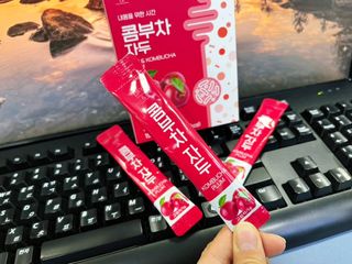 참앤들황토농원 7가지 맛! 탄산 톡톡! 스파클링! 데이앤 콤부차 7종 10포 1박스씩 ★총 7박스★ — 4.5점을 준 리뷰어가 2023년 3월 올린 사용 사진