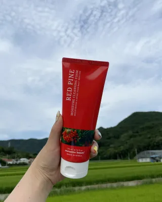 메르센보떼 레드파인 모이스춰 클렌징 폼 170ml — 5점을 준 리뷰어가 2022년 8월 올린 사용 사진
