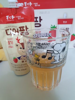 [몸엔용] 우리 아이 건강간식, 달콤한 녹용곤약젤리 디어팡 4종 — 5점을 준 리뷰어가 2021년 11월 올린 사용 사진