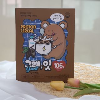 바디랩 체중조절용 프로틴시리얼 그래잇 — 5점을 준 리뷰어가 2022년 4월 올린 사용 사진