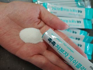 미스비 촉촉 저분자 피쉬콜라겐C — 4점을 준 리뷰어가 2021년 7월 올린 사용 사진