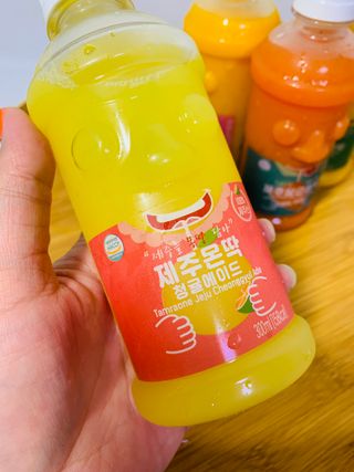 탐라원 제주의 맛, 몬딱주스 4종세트 - 한라봉몬딱주스, 천혜향몬딱주스, 청귤에이드, 당근몬딱주스 — 5점을 준 리뷰어가 2021년 7월 올린 사용 사진