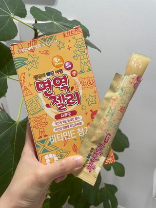다나음 셀렌에 빠진 아연면역젤리 열대과일맛+사과맛 — 5점을 준 리뷰어가 2023년 6월 올린 사용 사진