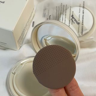 세렌디뷰티 퍼펙트 에어리 래디언스 쿠션 — 5점을 준 리뷰어가 2022년 2월 올린 사용 사진