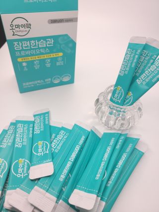 [유산균] 오마이락 장편한습관 프로바이오틱스 30P — 4점을 준 리뷰어가 2022년 11월 올린 사용 사진